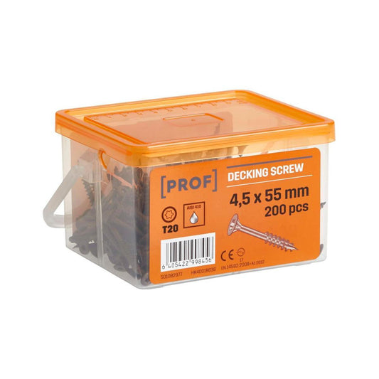 TERASSIRUUVI PROF 4,5X55 RST T20 RUSKEA 200