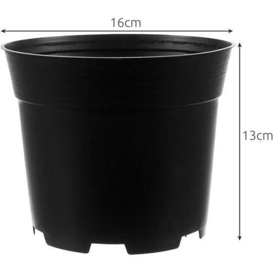 Musta istutusruukku (2l)