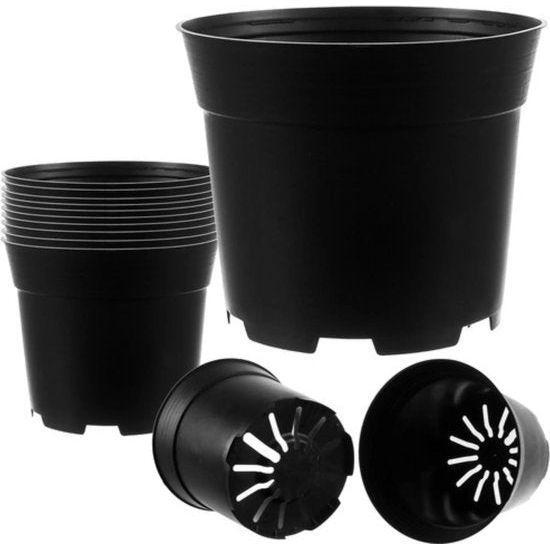 Musta istutusruukku (2l)