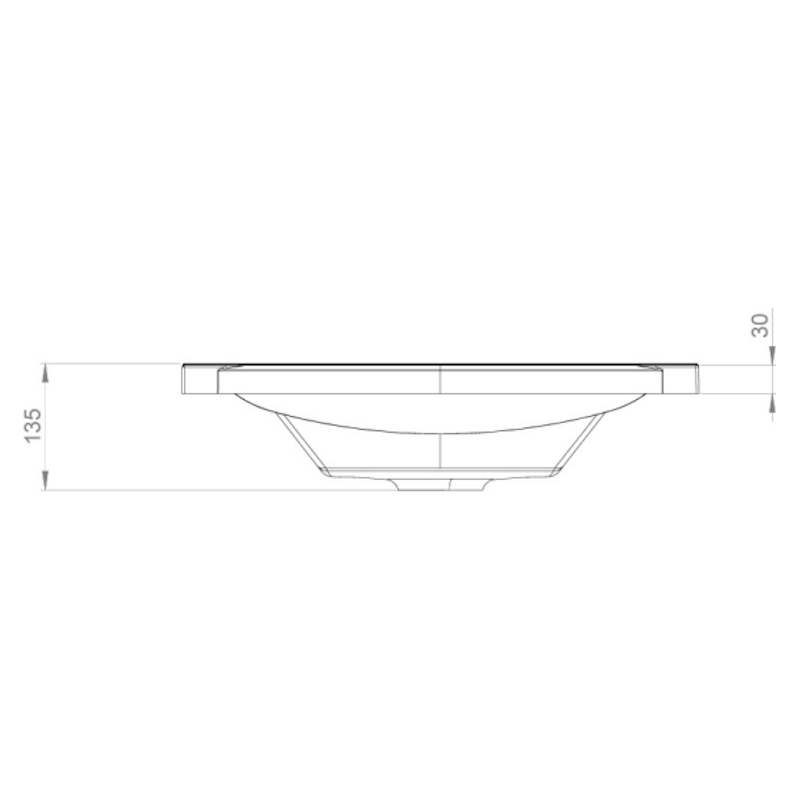 PESUALLAS POLARIA LAVAL 550 VALKOINEN 550x410mm