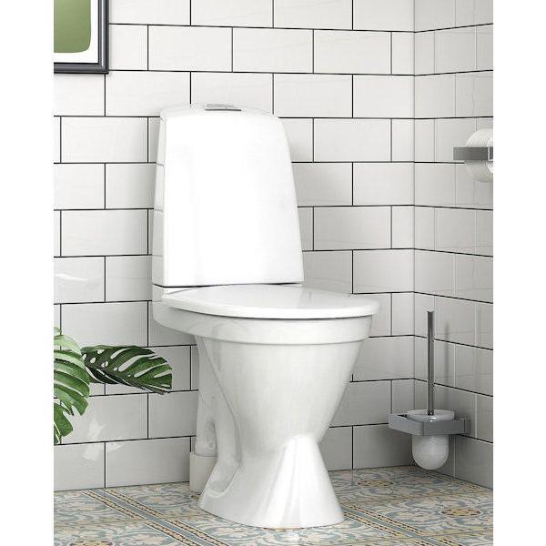 Wc-istuin Gustavsberg Nautic 1596HF korkea 1-toiminen ilman kantta