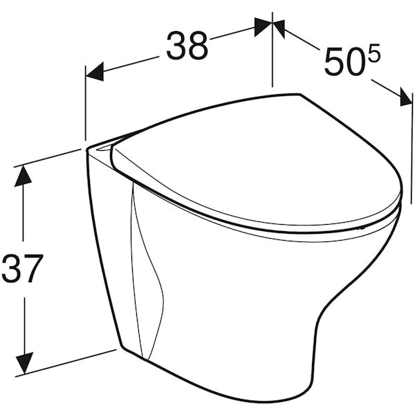 WC-ISTUIN SEINÄ IDO 68 GLOW PEHMEÄ KANSI