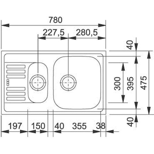 UPOTETTAVA ALLAS FRANKE EFX 651 EUROFORM