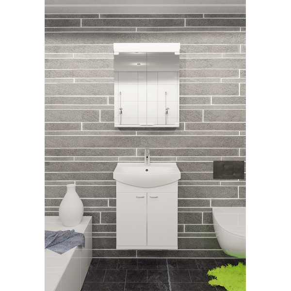 PESUALLAS POLARIA SC 500 POSLIINI VALKOINEN 500x380mm