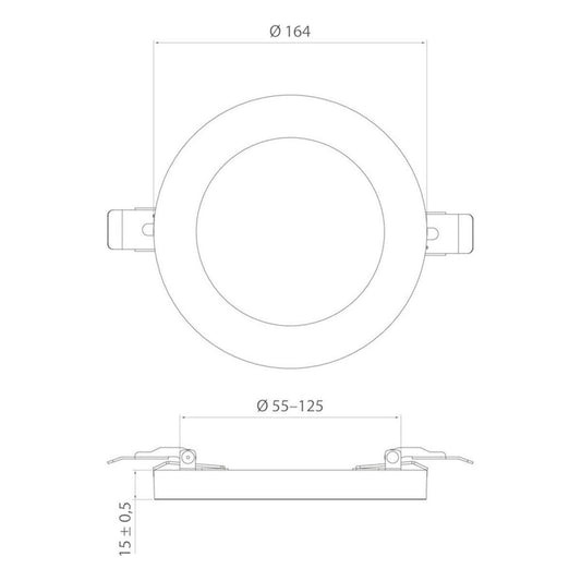 Alasvalo Airam Cio Multi, 9W, himmennettävä, valkoinen