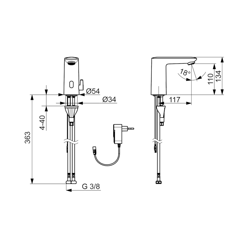 PESUALLASHANA ORAS 9200FTZ ELECTRA 230 V, 9 V BT (6110415)