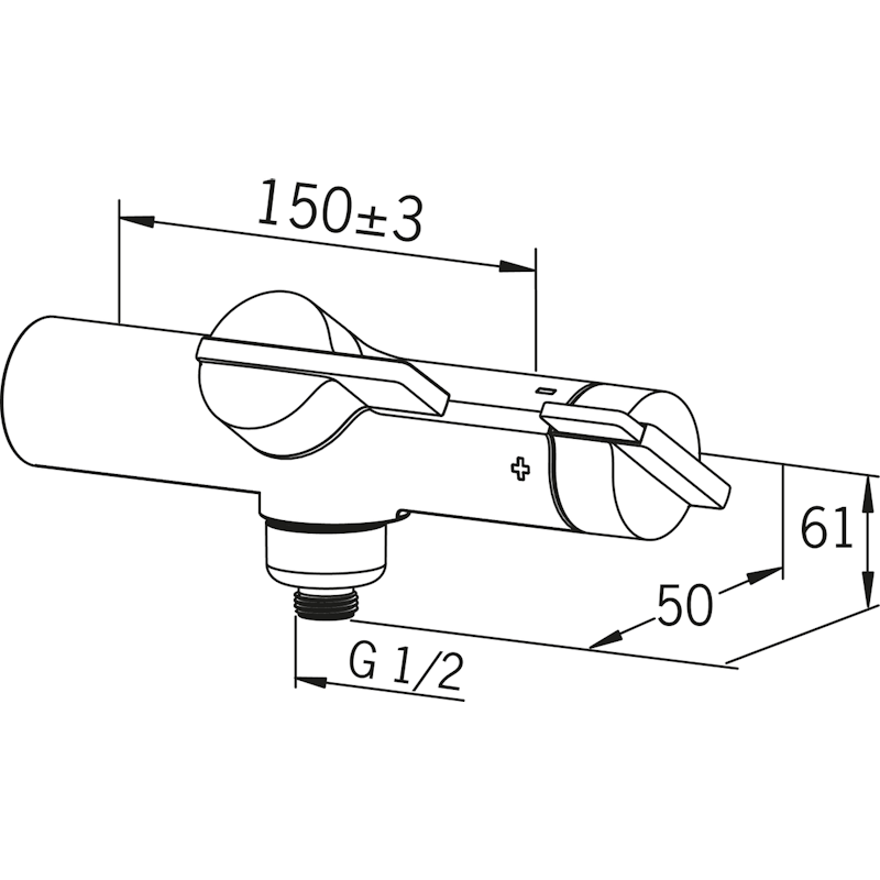 SUIHKUHANA ORAS 7267 ORAMIX PRESSOSTAATTI (6310786)