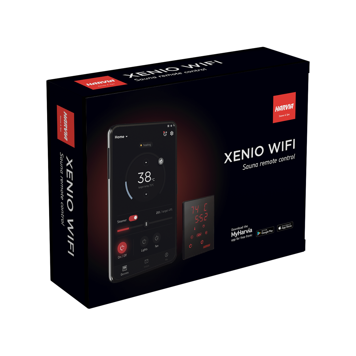 OHJAUSPANEELI MYHARVIA XENIO WIFI MUSTA CX001