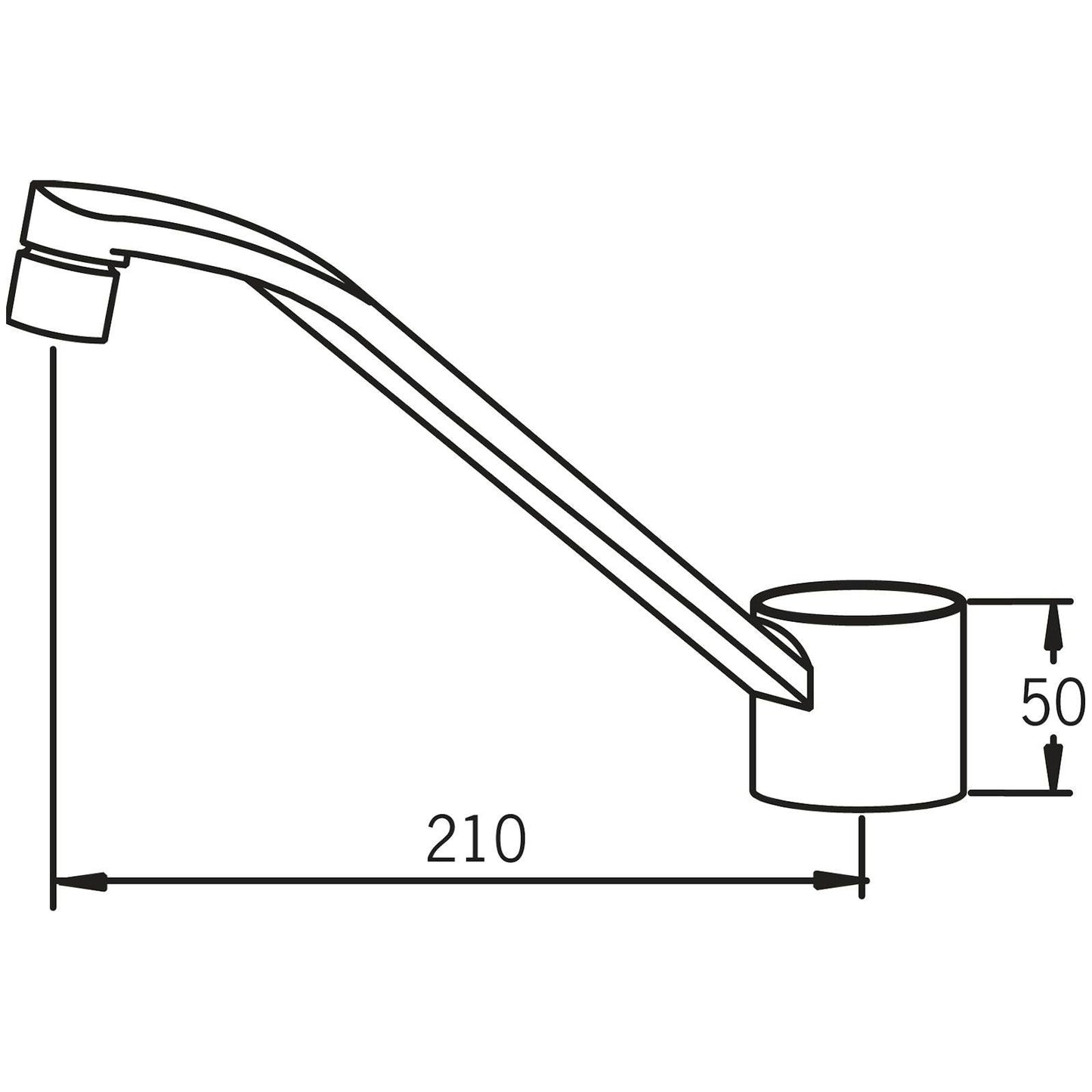 JUOKSUPUTKI ORAS 159979V L=210mm (2004-)