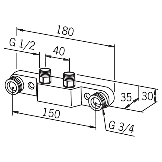 HANAVARAOSA ORAS 204150 SEINÄKIINNIKE 150/40mm
