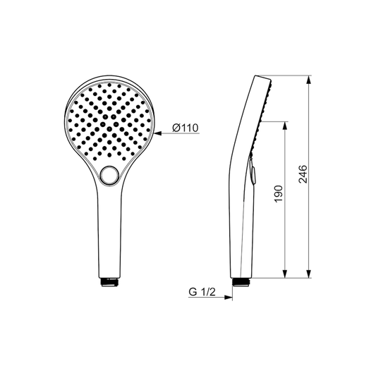 KÄSISUIHKU ORAS 272020N OPTIMA STYLE 110 MM
