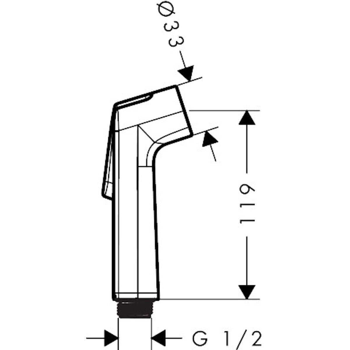 BIDETTE KÄSISUIHKU 29338000 KROMI