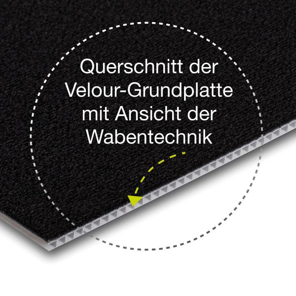 Purvario Velour Pohjalevy 50x50 cm