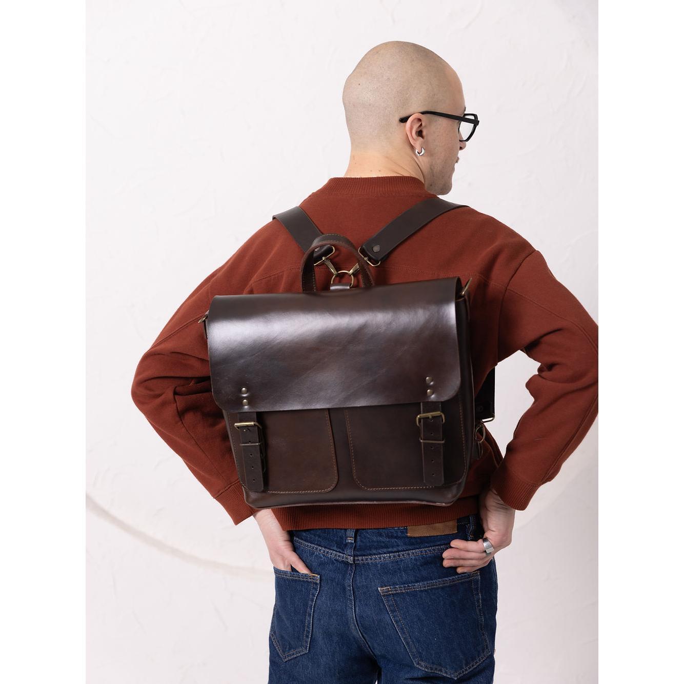 BENJAMIN Backpack - Dark Chocolate