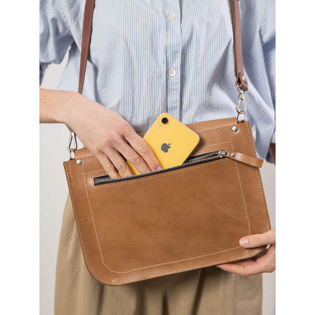 ASTORIA handbag - Camel Brown