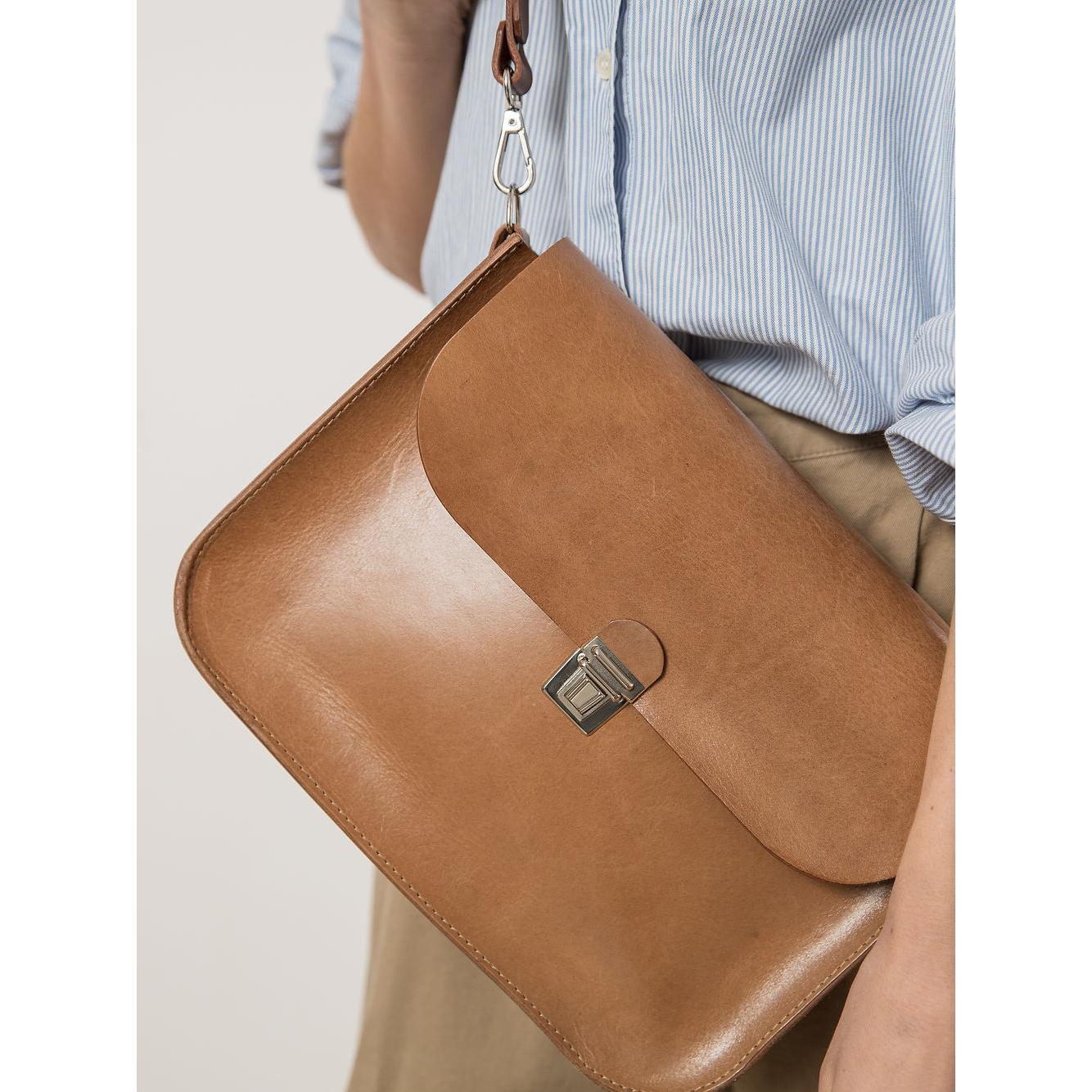 ASTORIA handbag - Camel Brown