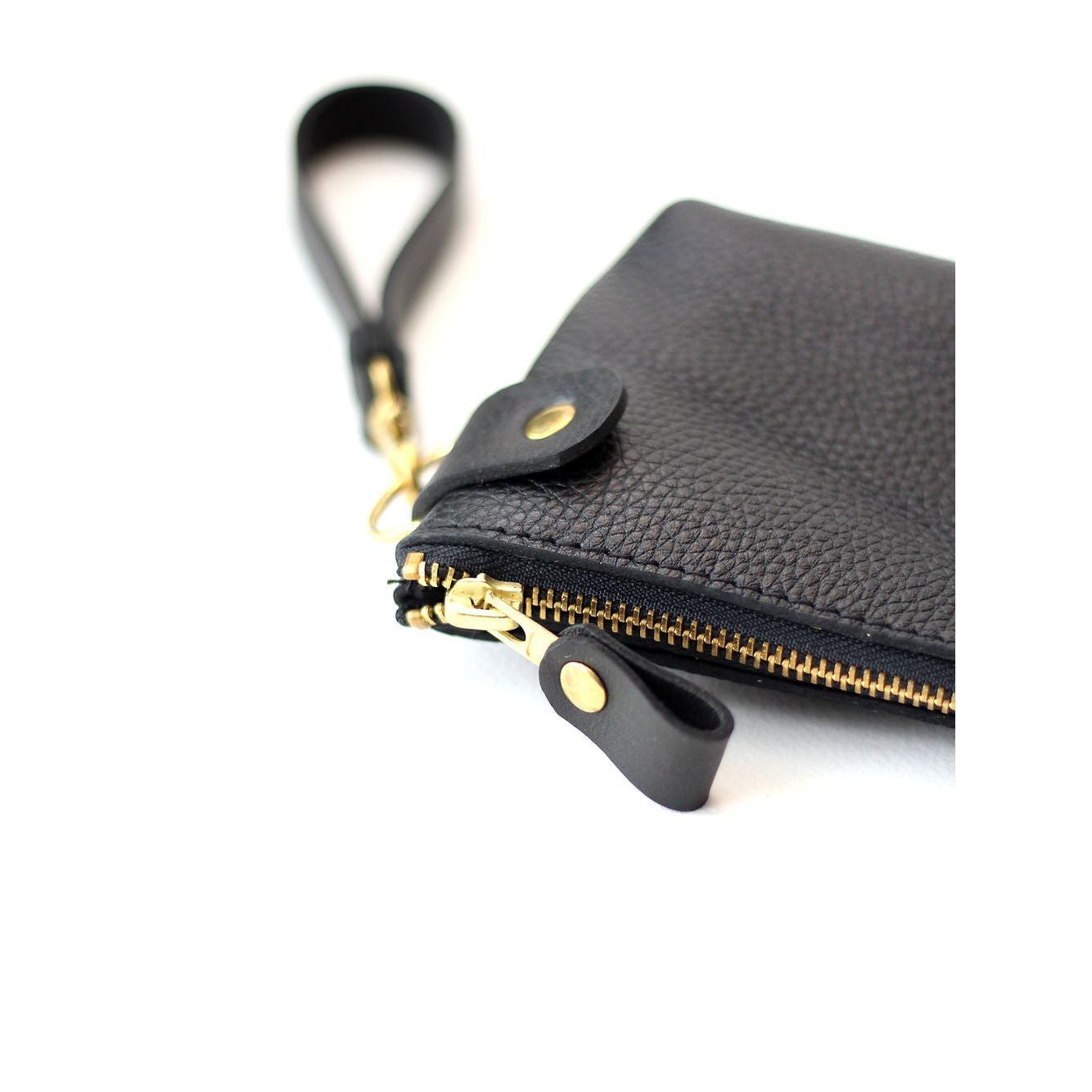 POUCH Wallet - Black with Golden details