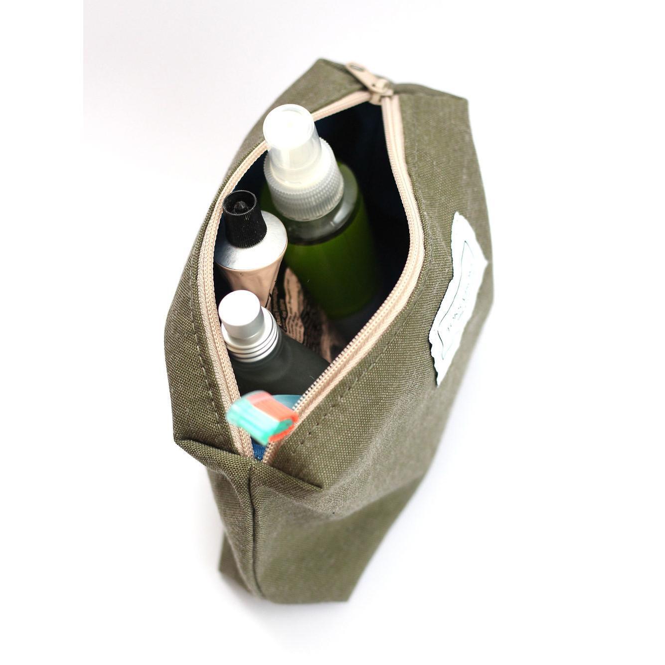 LORNA Makeup Bag - Army Green