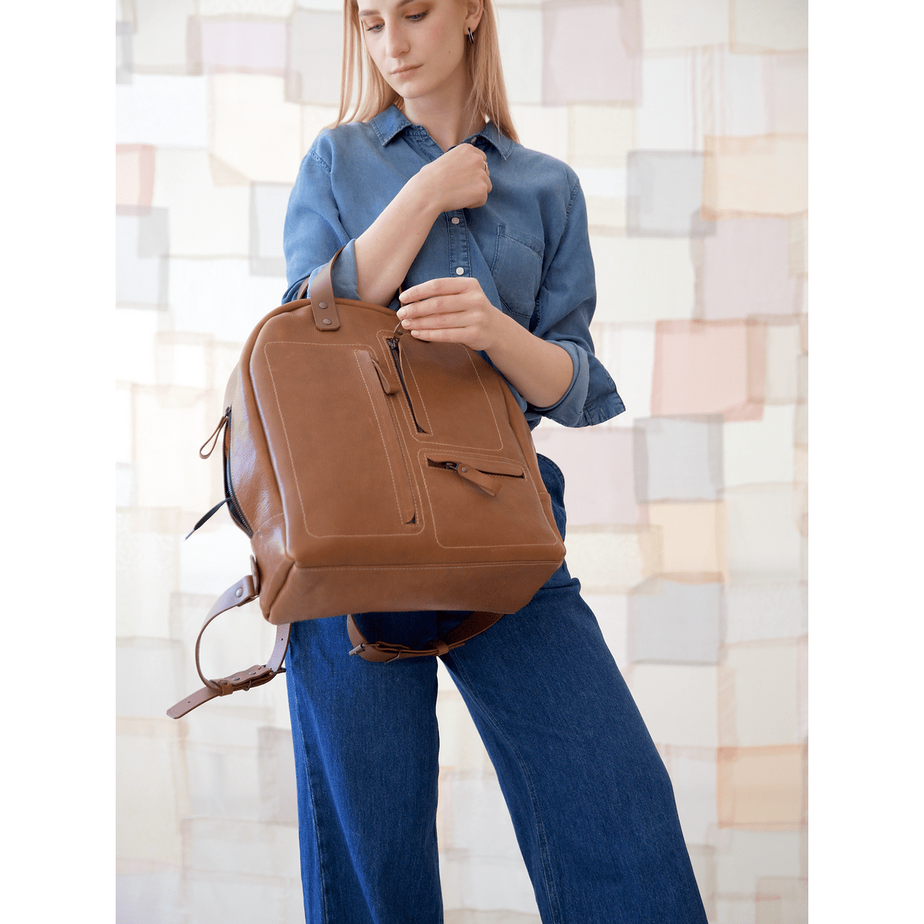 GORDON Backpack - Capuccino