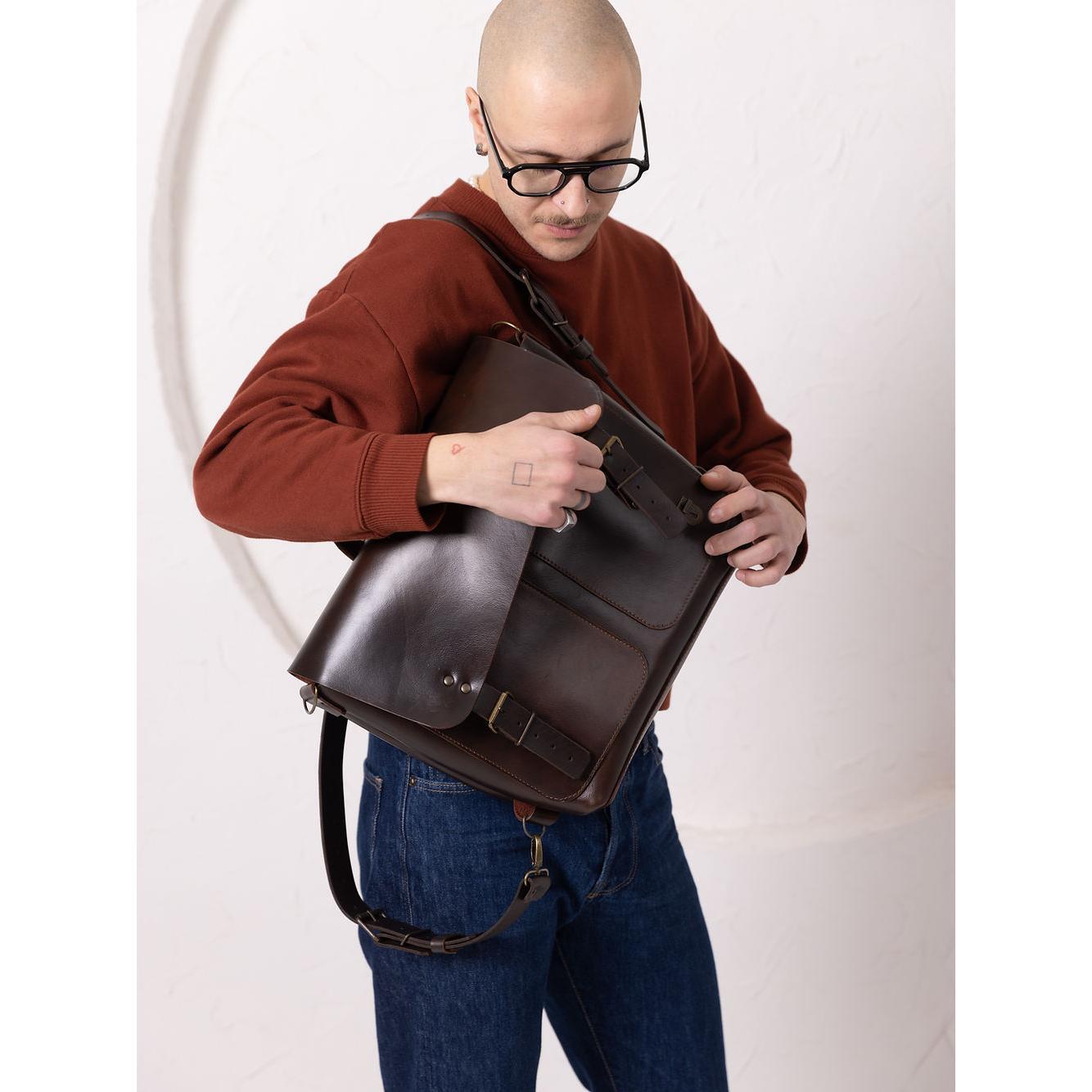 BENJAMIN Backpack - Dark Chocolate