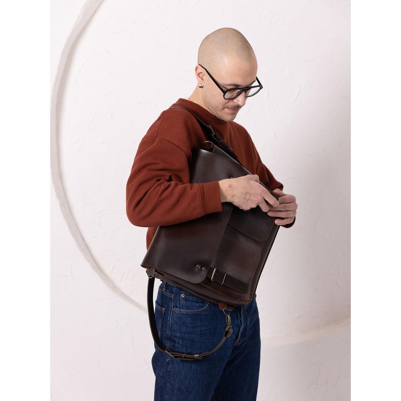 BENJAMIN Backpack - Dark Chocolate