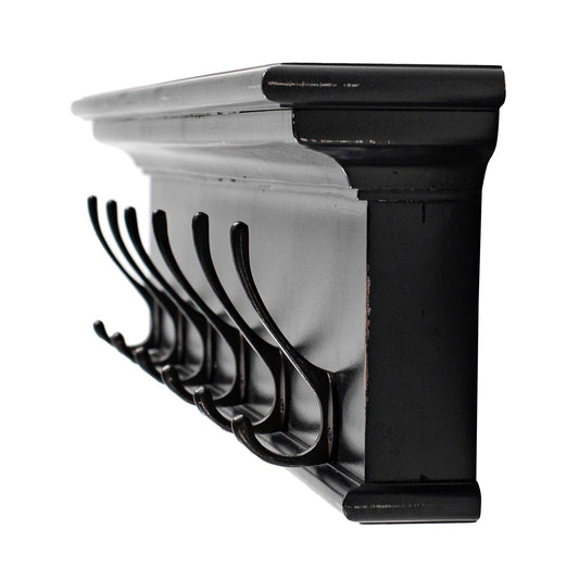 6 Koukun naulakko musta (Halifax) - Kotikauppa