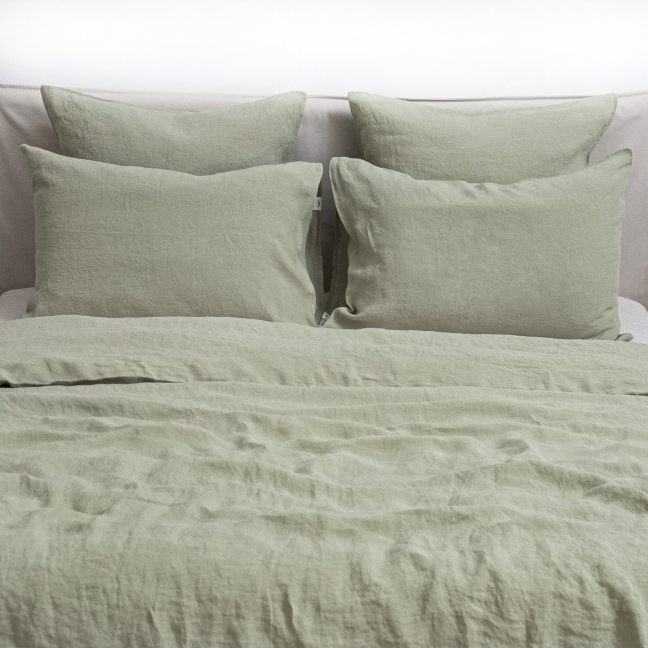 Pellava pussilakanasetti - Sage (Parivuode) - Linen Tales