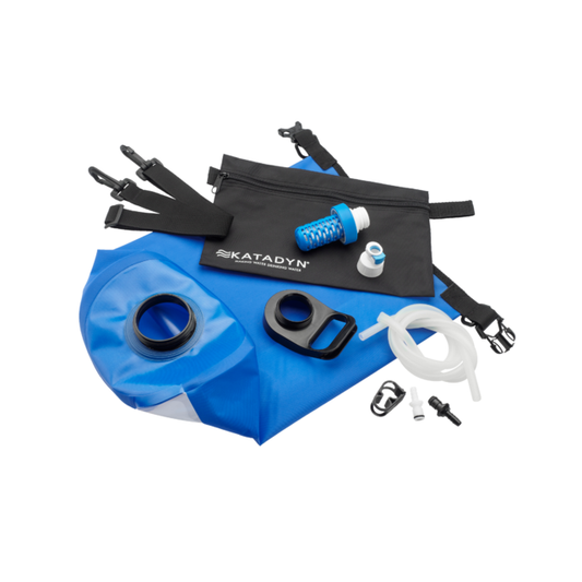 Katadyn BeFree -painovoimainen suodatinpussi suodatinjärjestelmällä ja poistoletkulla, 10 litraa