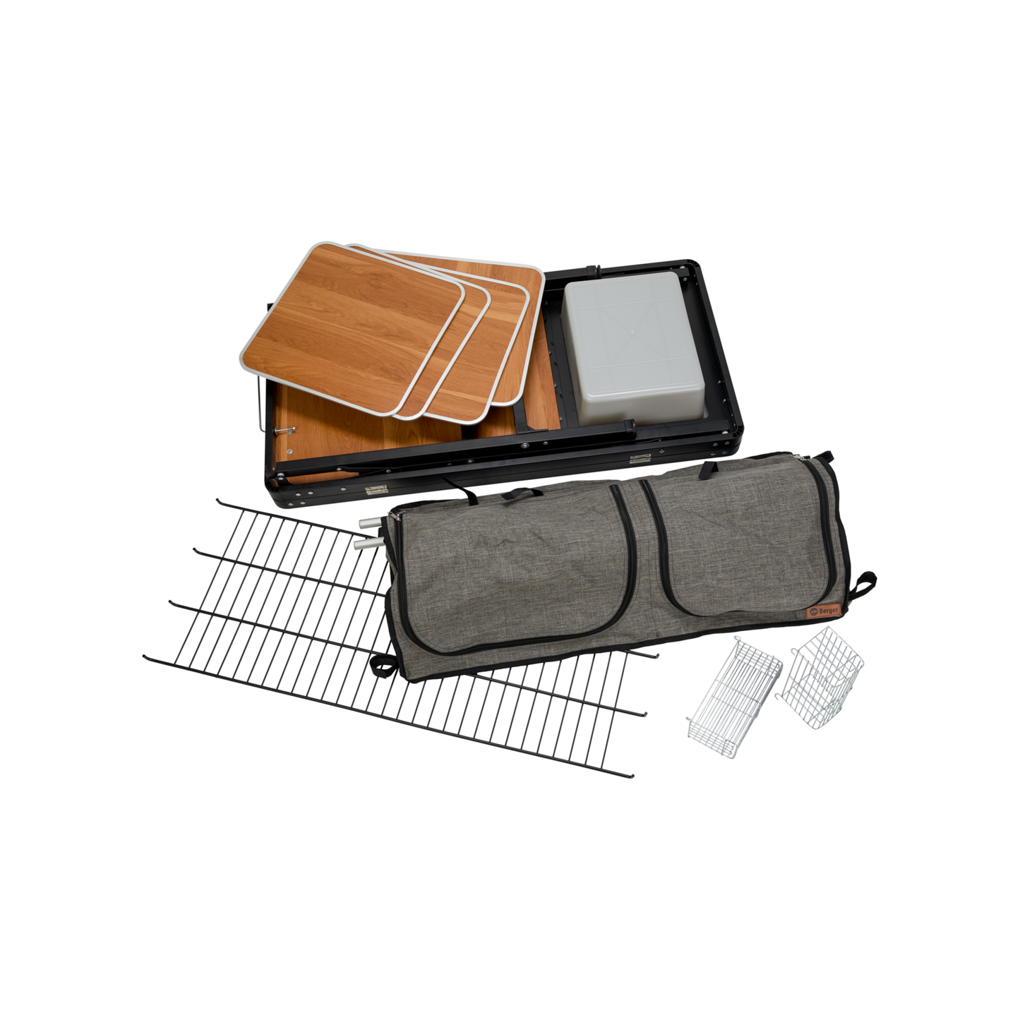 Camplife Capri Deluxe -retkikeittiö kannella