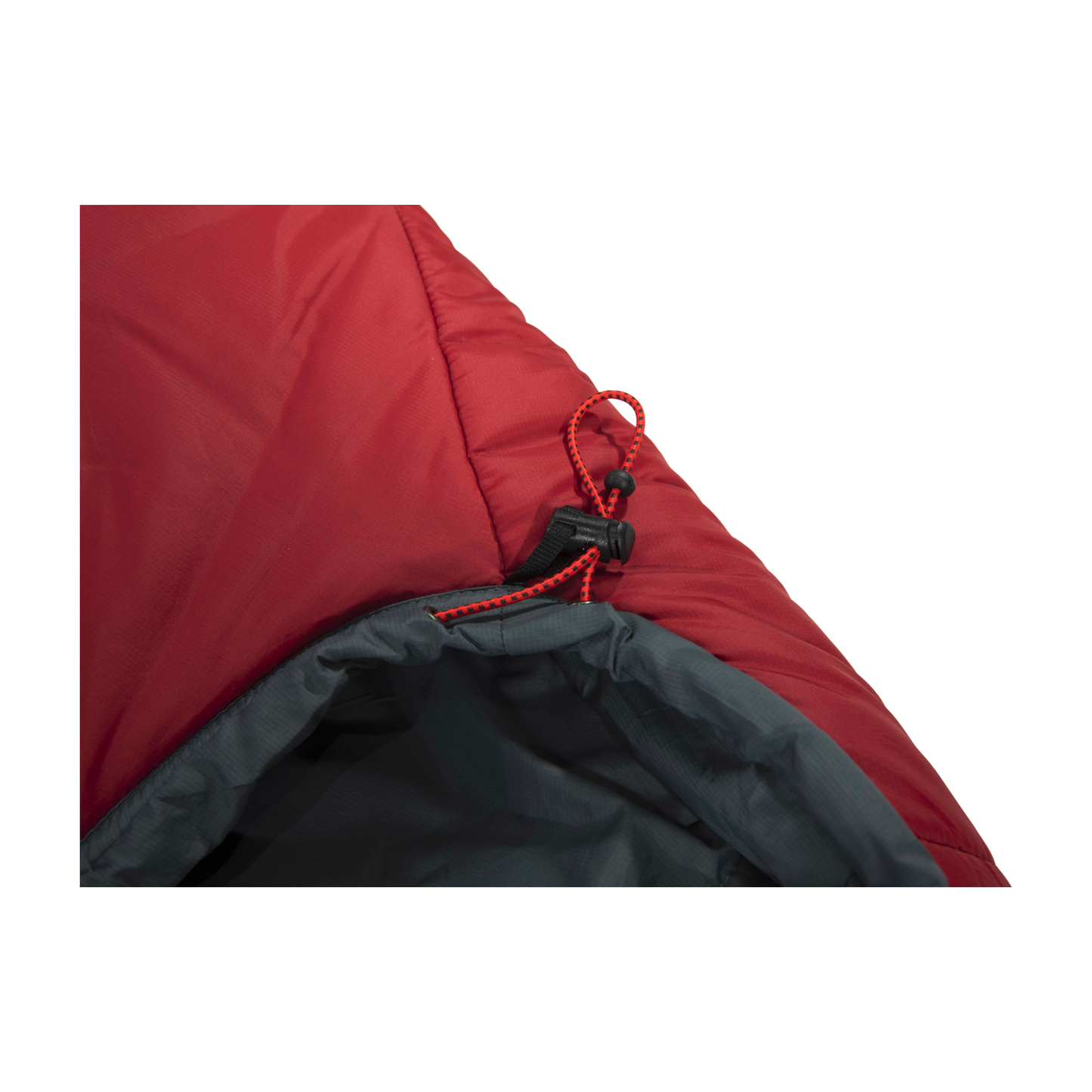 High Peak Hyperion 1 M muumiomakuupussi 210 x 80 cm tummanpunainen/harmaa