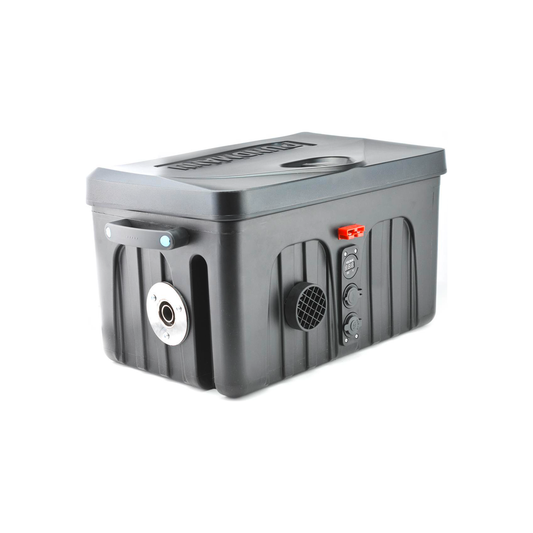 Kattoteltan lämmitin Pundmann LIfePO-akulla