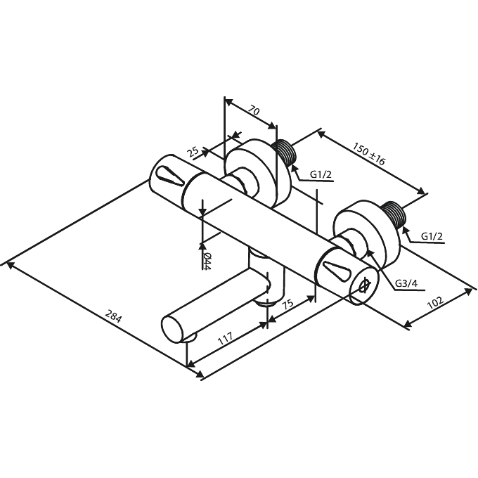 AMME-/SUIHKUHANA DAMIXA 74510.0035 SILHOUET KROMI