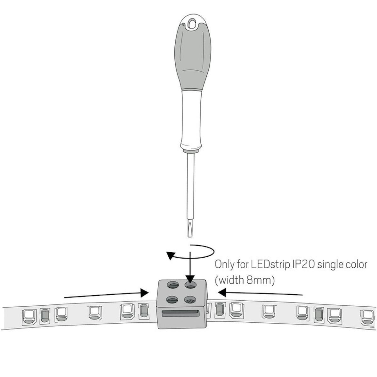 SÄHKÖINEN LISÄTARVIKE ART RUUVIJATKO 8MM IP20 5KPL