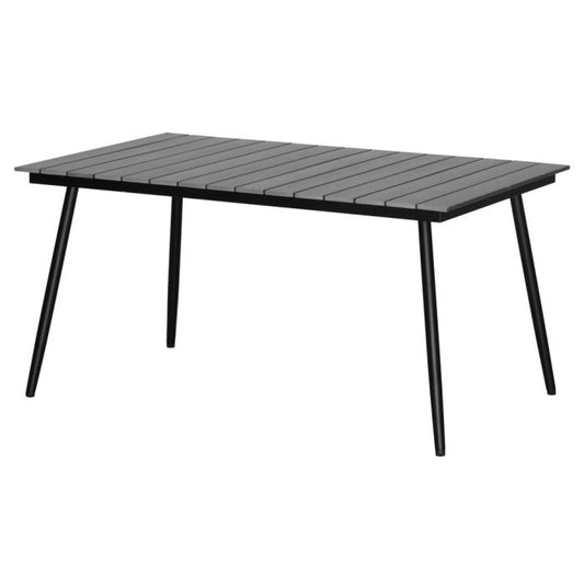 Ruokapöytä Riina harmaa polywood 150x90cm 4Living