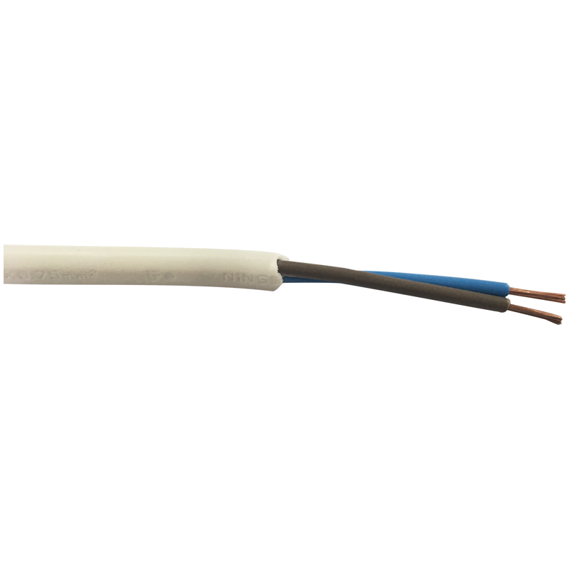 ASENNUSKAAPELI OPAL MSO 2x0,75mm2 5m VALKOINEN