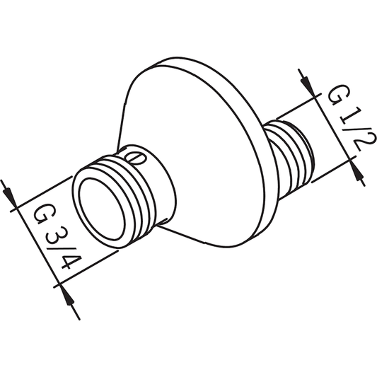 Epäkeskoliitinpari suluin ORAS ORAS EPÄK.VALKOINEN (6511161)