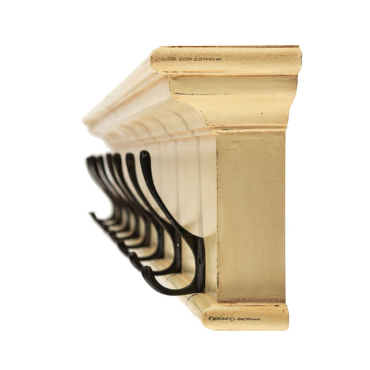 8 Koukku naulakko keltainen (Halifax) - Kotikauppa