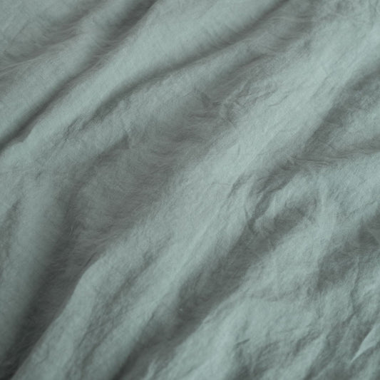 Pellavainen muotoonommeltu aluslakana Green Milieu (180x200x30 cm) - Linen Tales