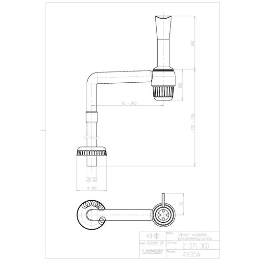 PESUKONESUPPILO VIESER VESILUKOLLA 32mm