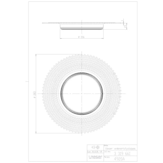 VEDENERISTYSLAIPPA VIESER LATTIAKAIVOILLE
