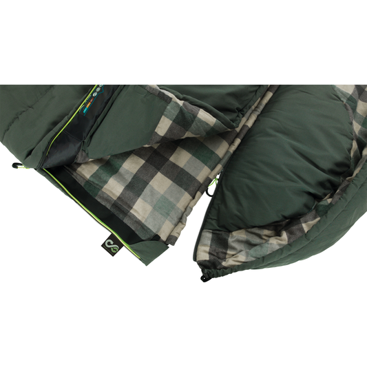 Outwell Camper Lux Tuplapeittomakuupussi 235 cm