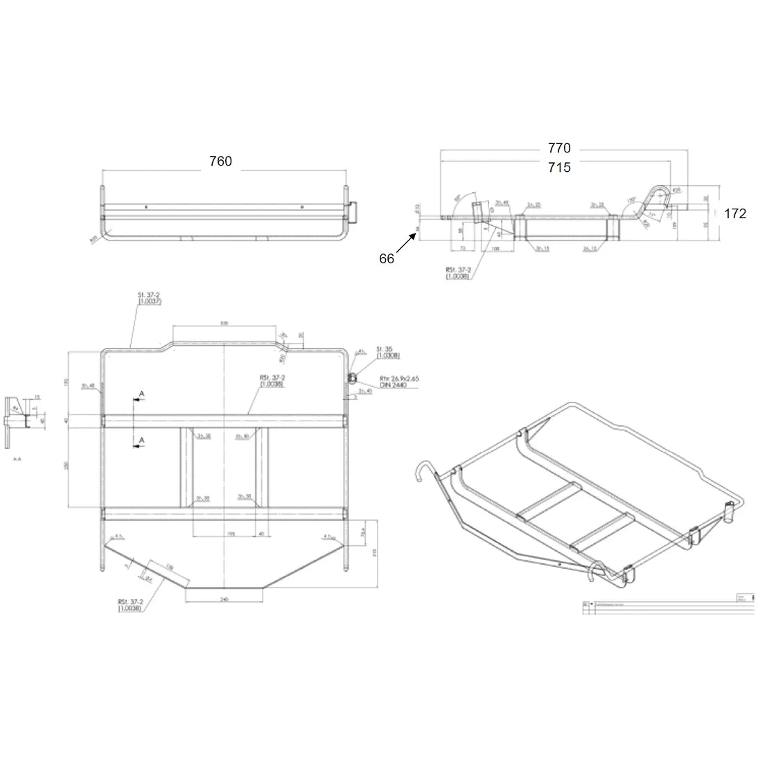 AL-KO Varapyöräteline AMC Vagga Varapyöräteline matkailuautoon - Kotikauppa