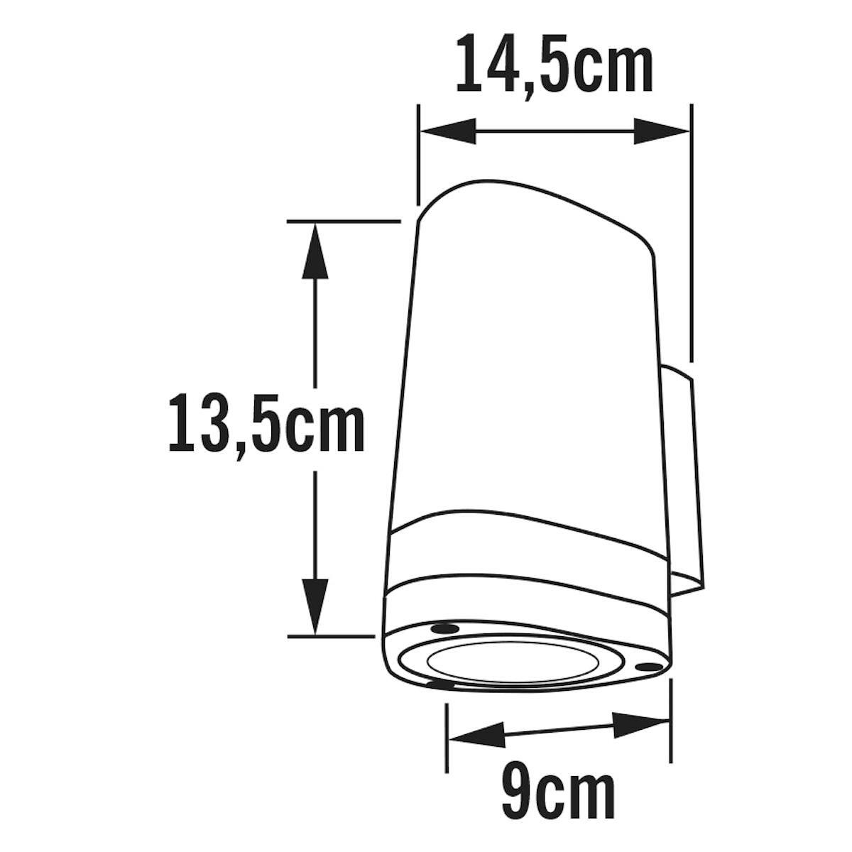 SEINÄVALAISIN ULKO MODENA 7511-750 MU GU10 IP44