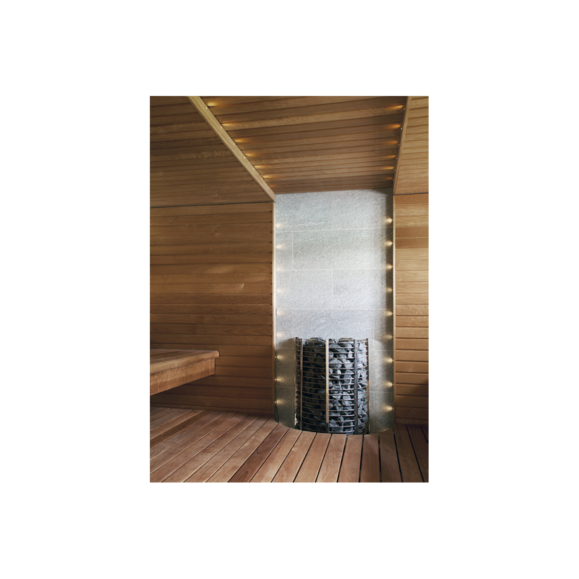 Valokuituvalaisin Highline sauna basic 10W led 6+1 dim