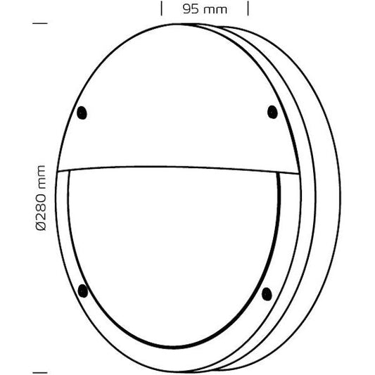 SEINÄVALAISIN ULKO PIETRA IP54 2X18W 230VAC BL E27