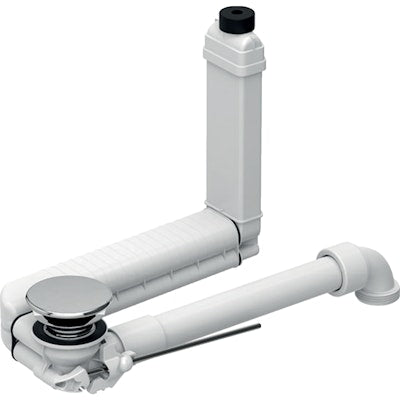 PESUALLASKYTKENTÄ GEBERIT 32mm VIPUKÄYTTÖ KROMI 6589034 | 6589034 | 4025410870872 | Geberit | Kotikauppa
