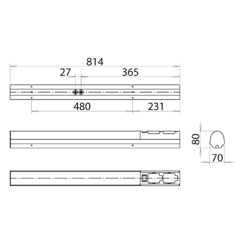 KYLPYHUONEVALAISIN ONNSANI IP44 9W 814mm 830/840C 2-OS.PR