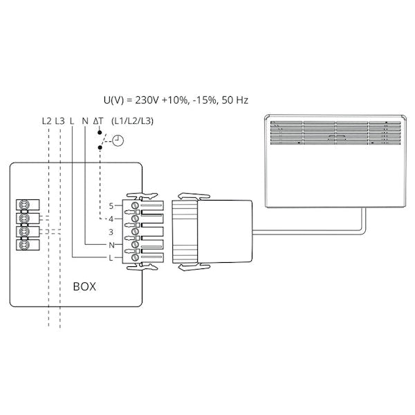 LÄMMITIN ENSTO BETA BETA20-BT-EB 2000W K 1520x390mm