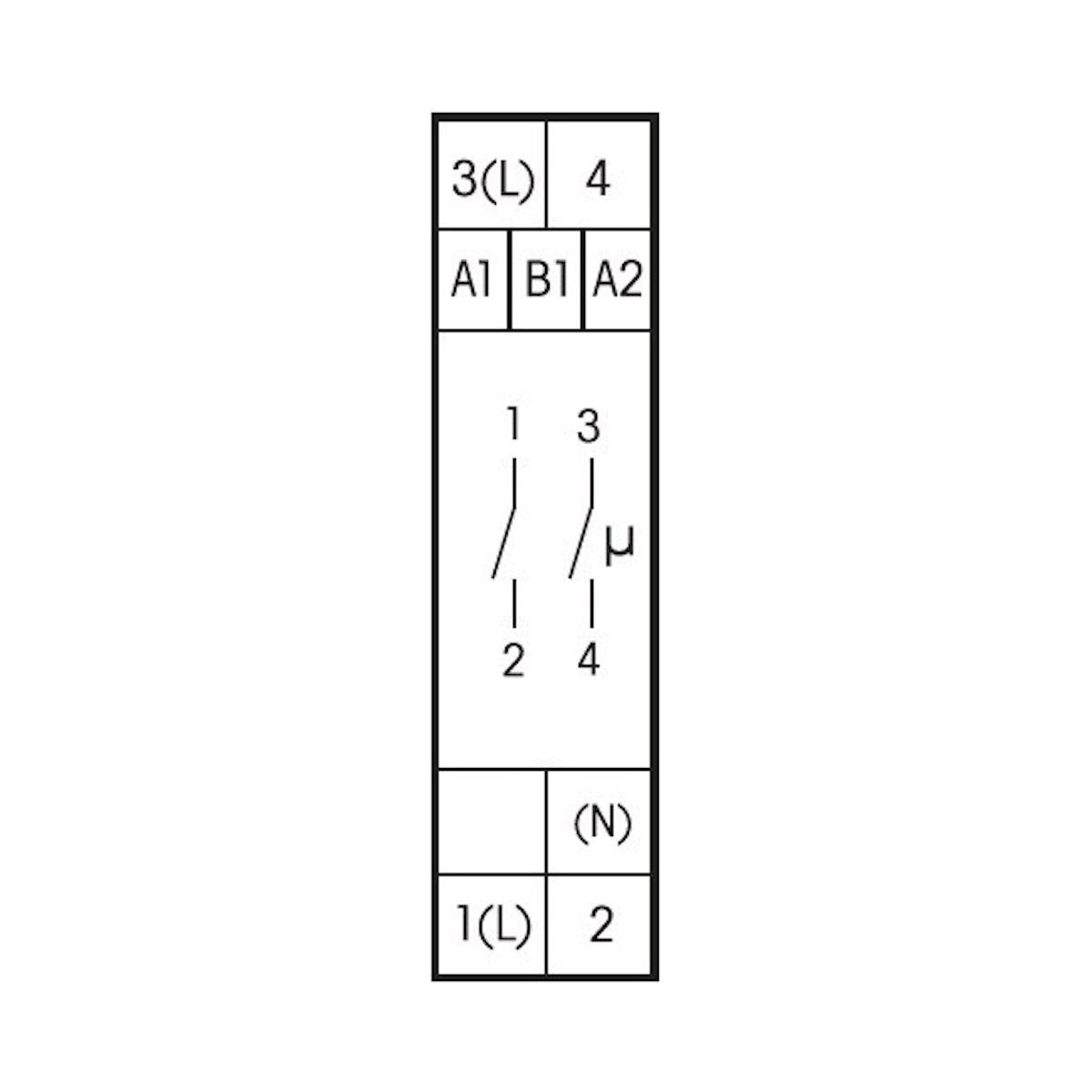 KELLOKYTKIN ELTAKO DIN, ASTRO, 2 KAN, 16A/230V