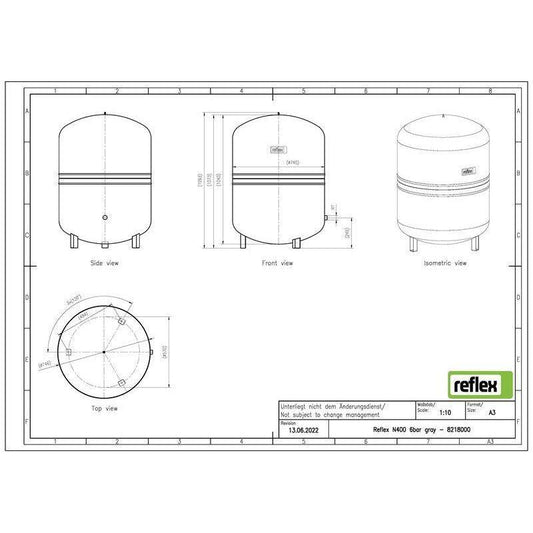 KALVOPAISUNTA-ASTIA REFLEX 400 N/1,5 bar ESIPAINE